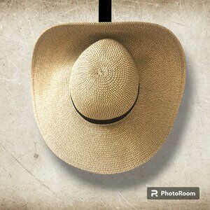 NWOT Attitudes by Renee Big Floppy Fall Hat Travel Sun Wide Brim Lightweight